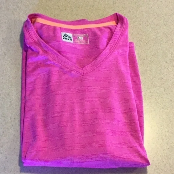 WOMENS’ size large RBX dri-fit long sleeve pink athletic shirt - Picture 2 of 13